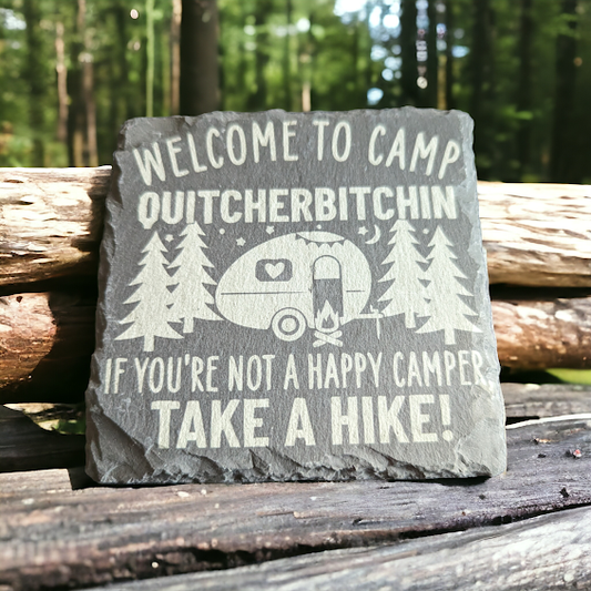 Welcome to Camp Slate Coasters