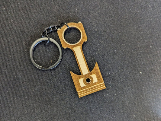 Piston keychain